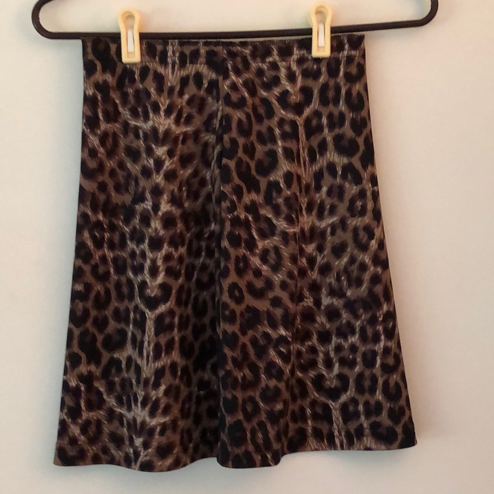 IZ Burt California animal print skirt